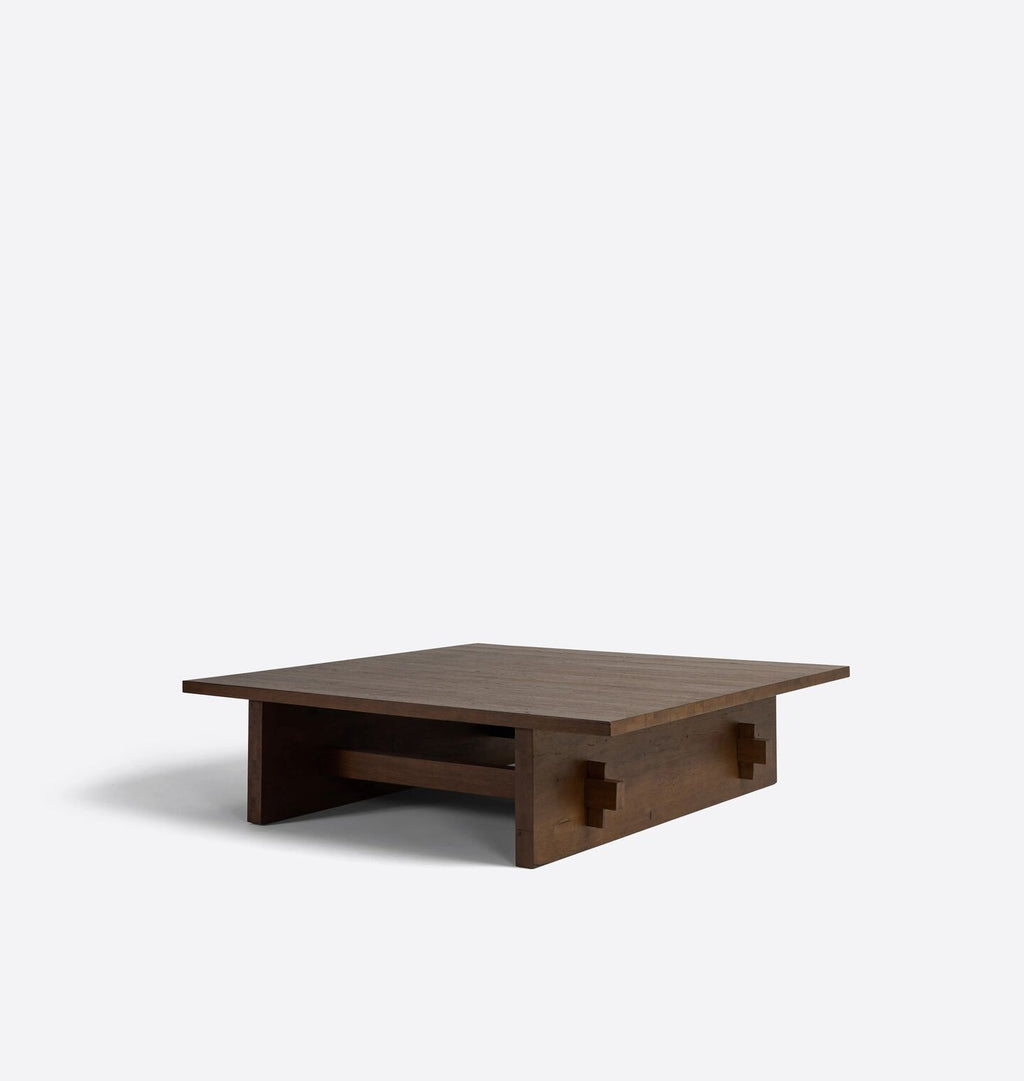 Joshua Coffee Table 60 x 60 Aged Smoked Oak