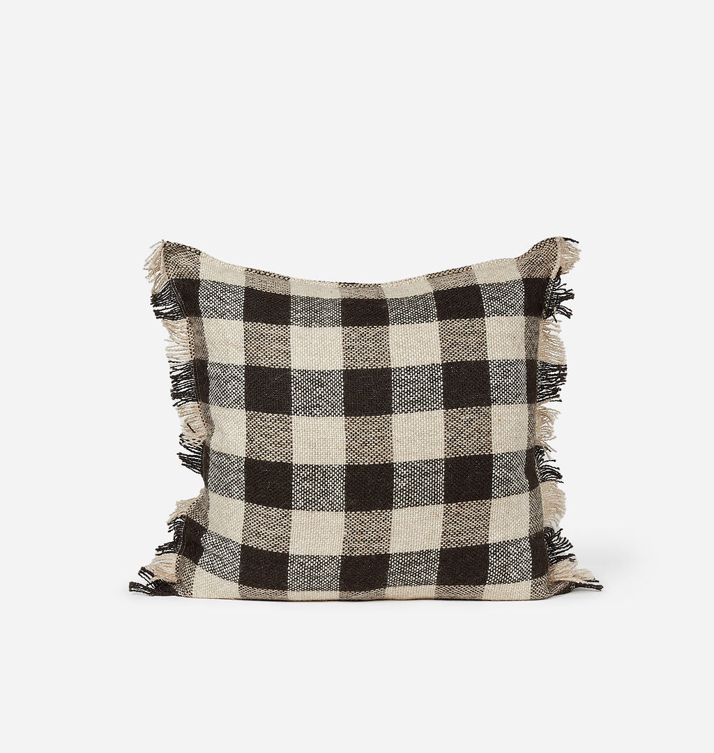 Matriz Pillow 22" x 22" Beige Black