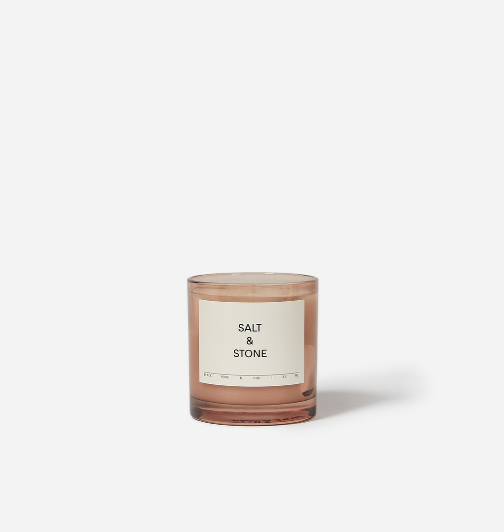 Salt & Stone Candle Black Rose & Oud