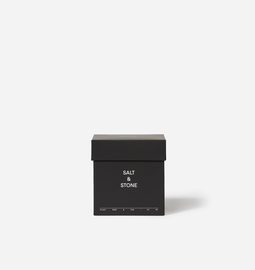 Salt & Stone Candle Black Rose & Oud