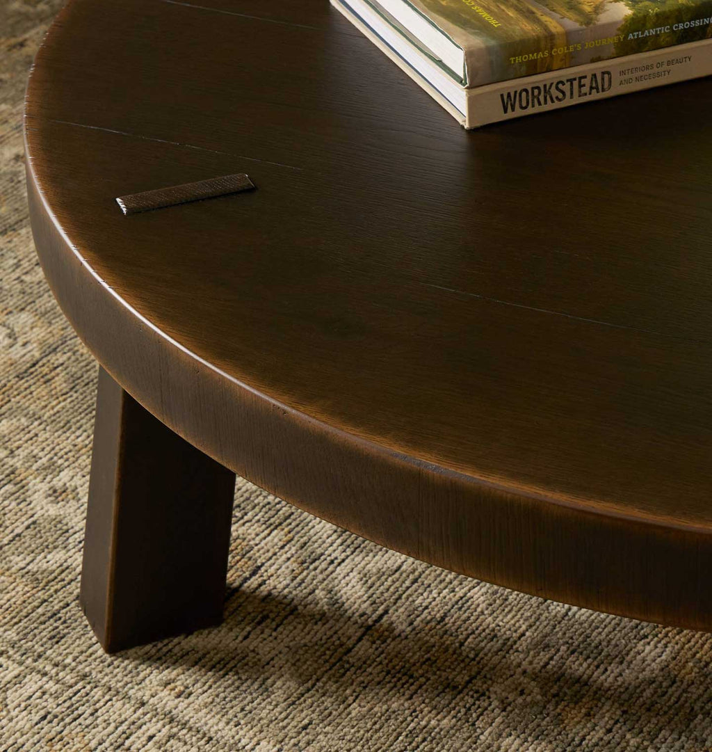 Sadira Coffee Table Burnt Oak 50"