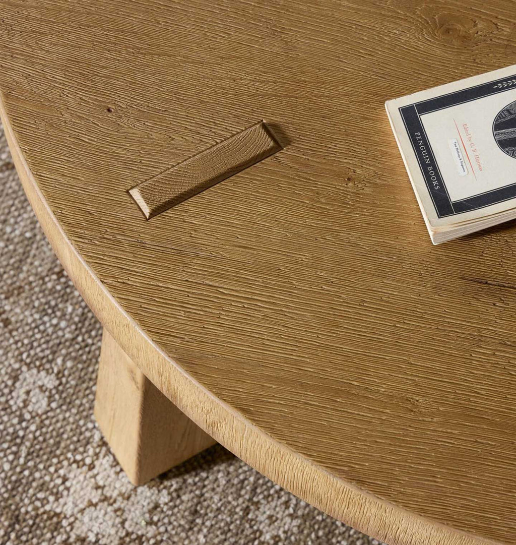 Sadira Coffee Table Worn Oak 40"