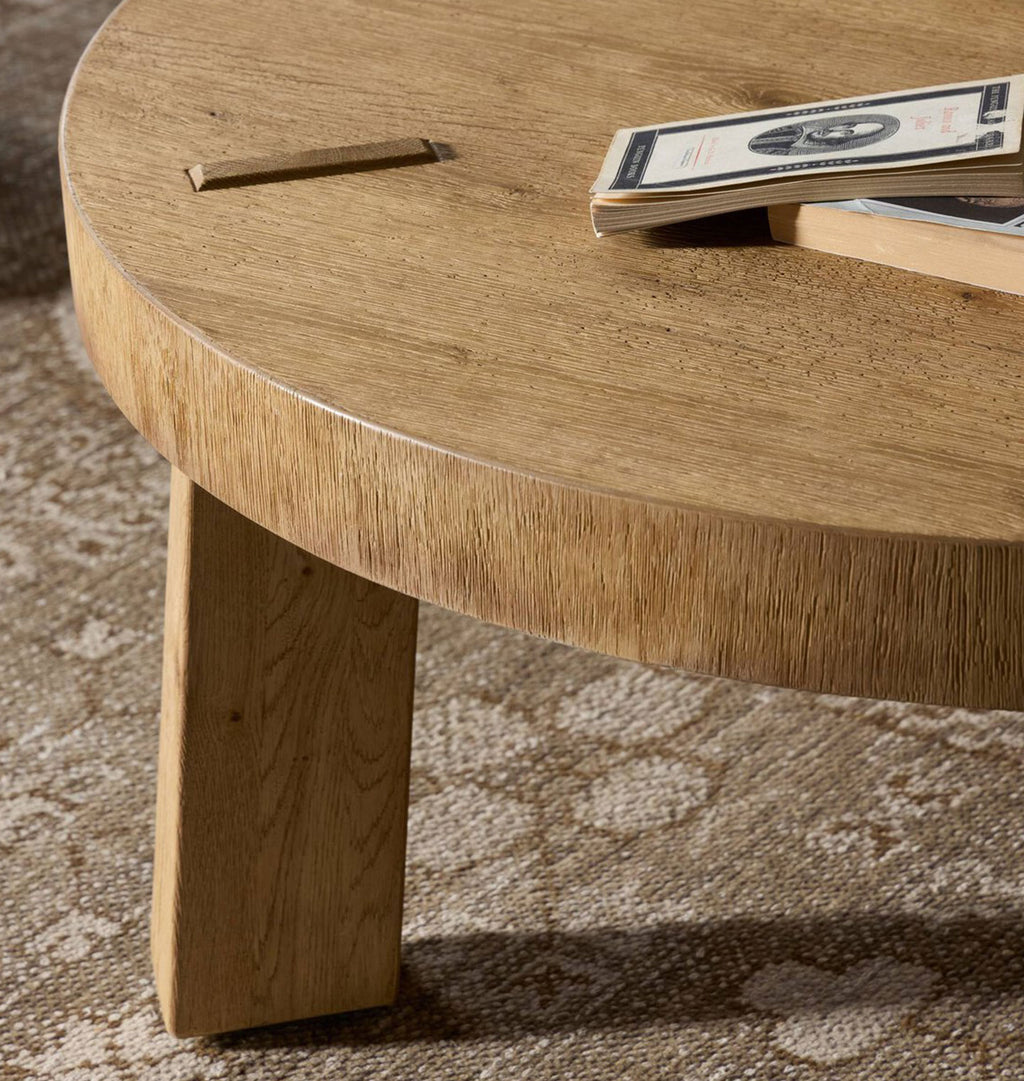 Sadira Coffee Table Worn Oak 40"