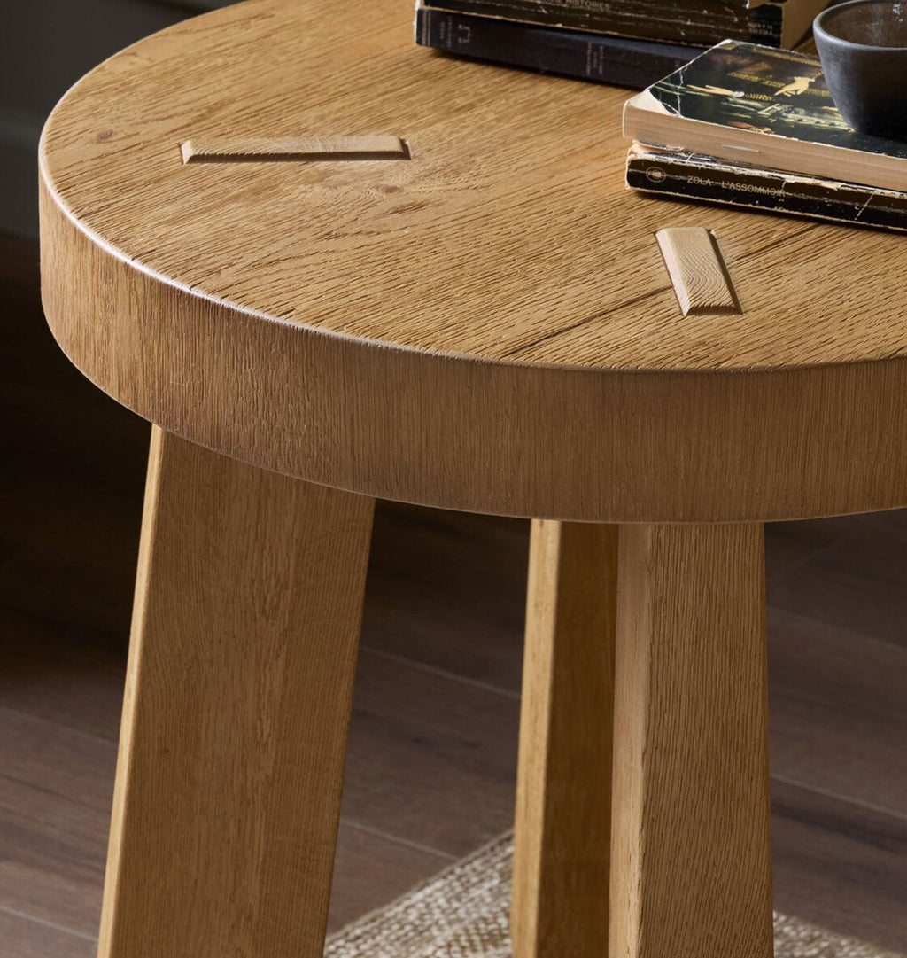 Sadira Coffee Table Worn Oak 40"