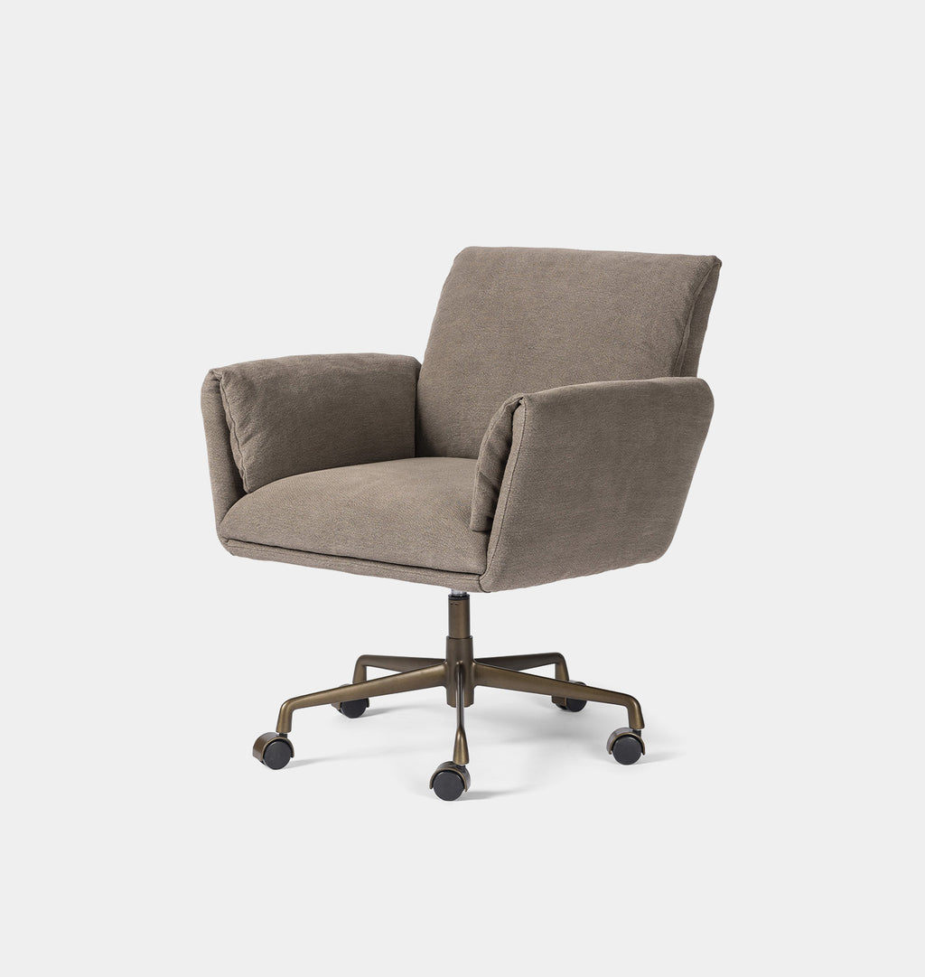 Salerno Desk Chair Broadway Coffee