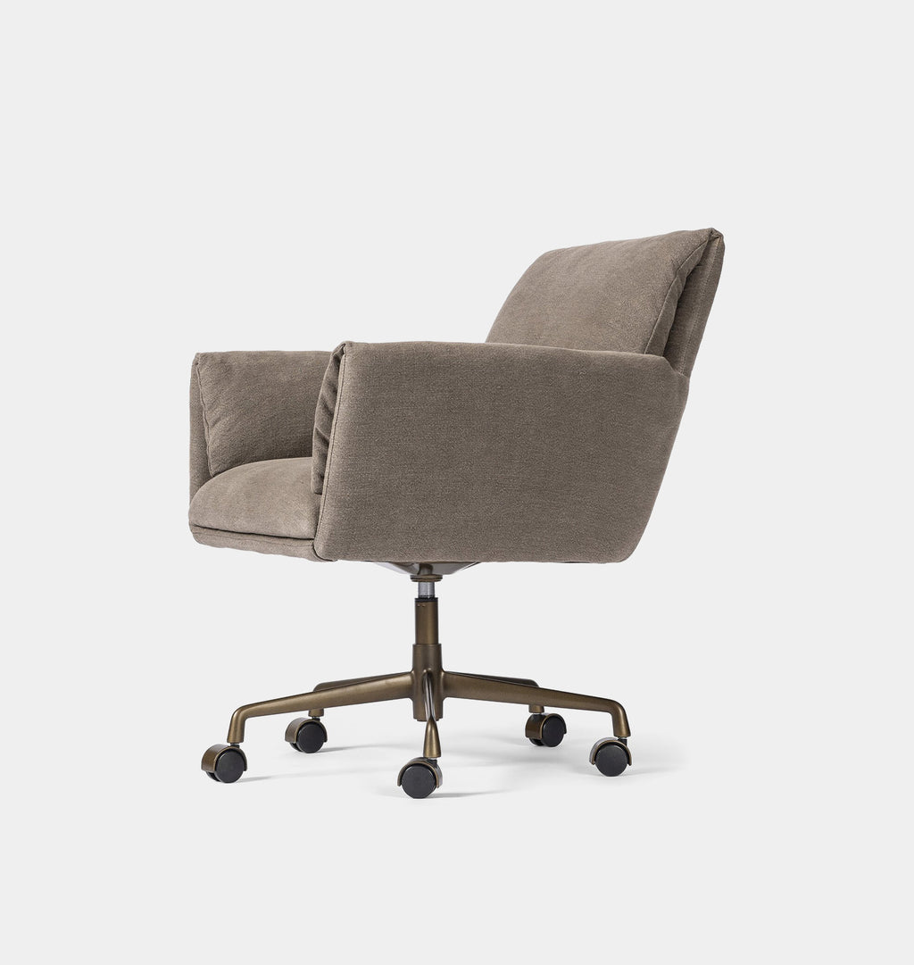 Salerno Desk Chair Broadway Coffee