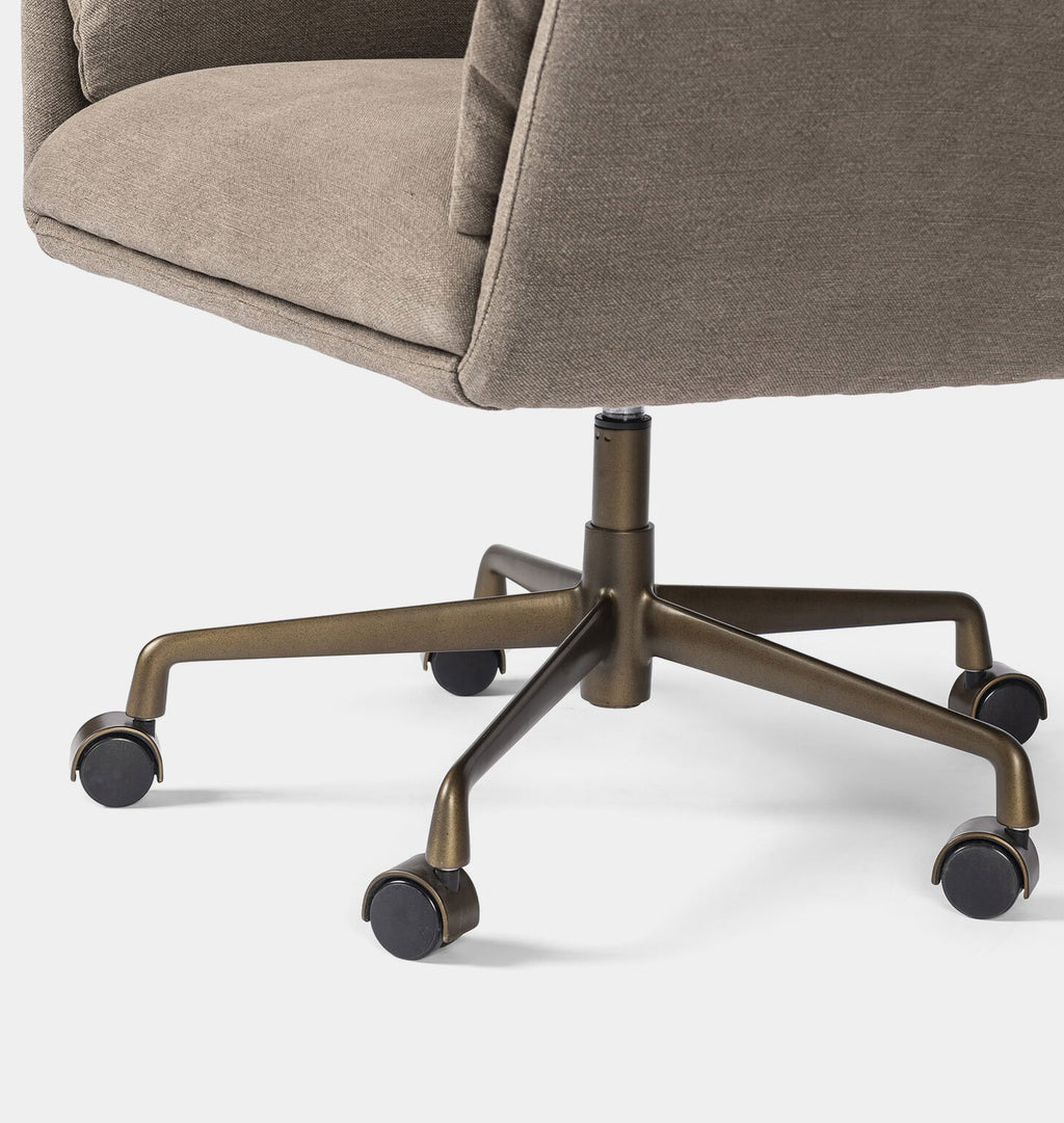Salerno Desk Chair Broadway Coffee