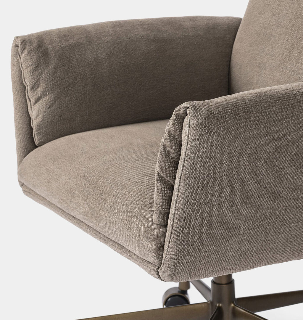 Salerno Desk Chair Broadway Coffee