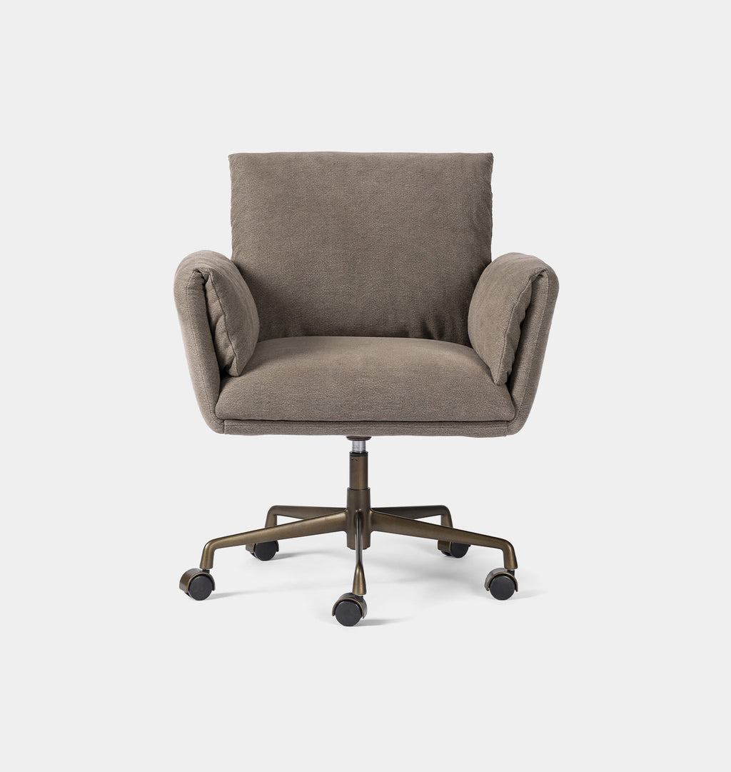 Salerno Desk Chair Broadway Coffee