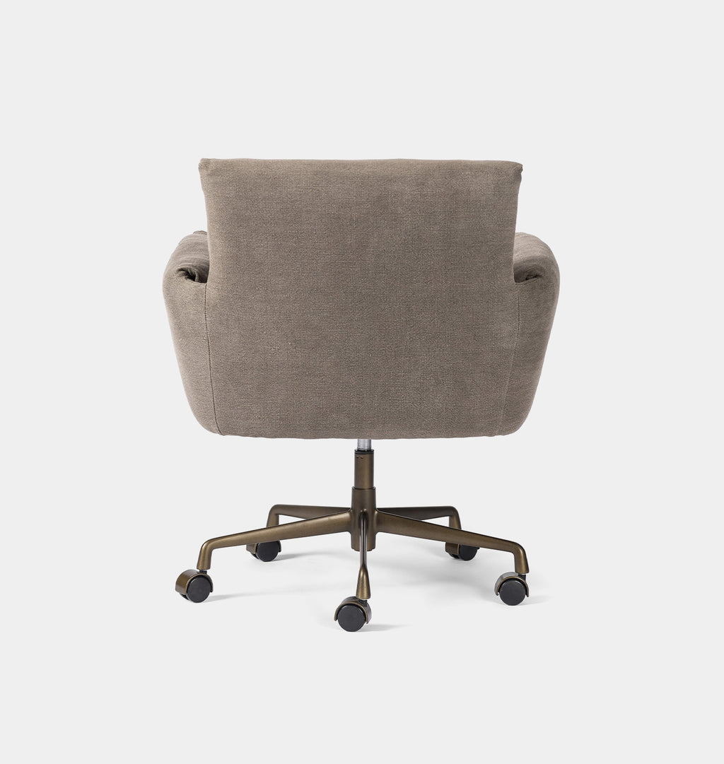 Salerno Desk Chair Broadway Coffee