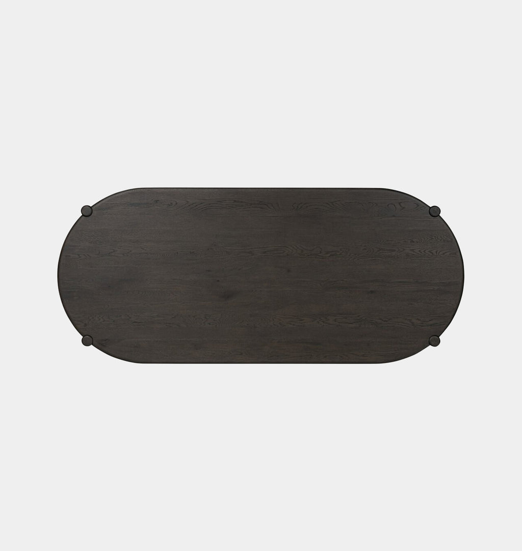 Salvador Dining Table Smoked Black