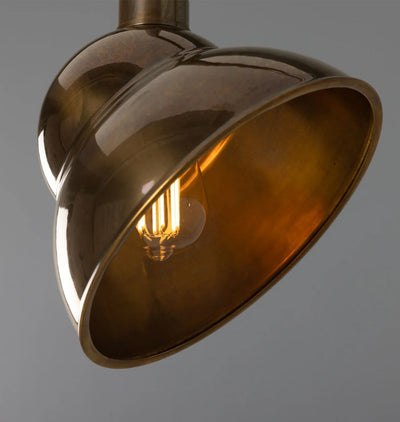 Sanford Indoor Sign Light Antique Brass