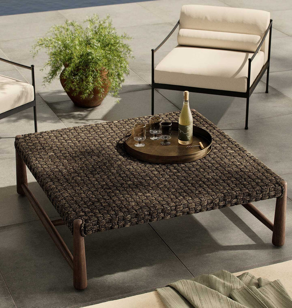 Savio Outdoor Coffee Table Dark