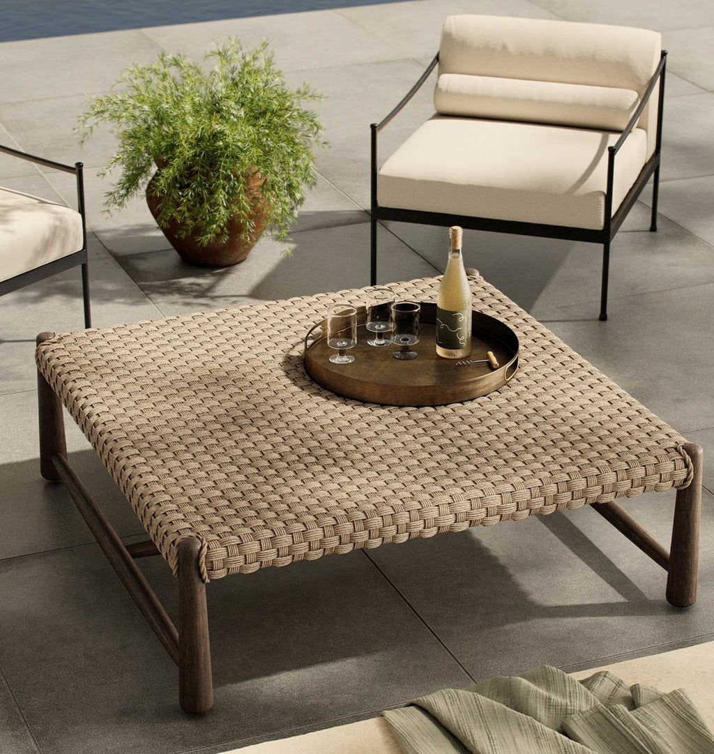 Savio Outdoor Coffee Table White