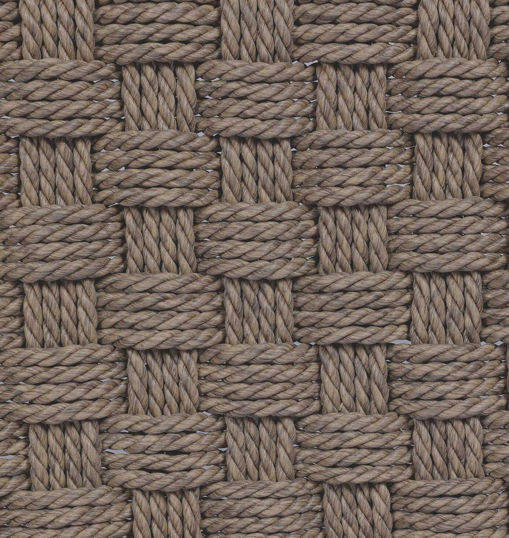 Savio Outdoor Stool Dark Textured Woven