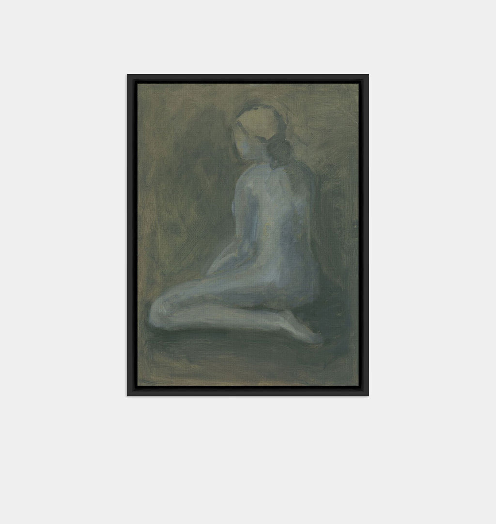 Seated Woman Framed Print
