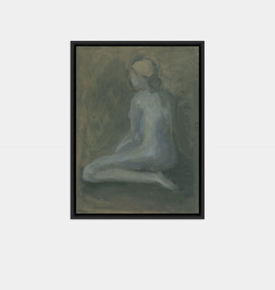 Seated Woman Framed Print