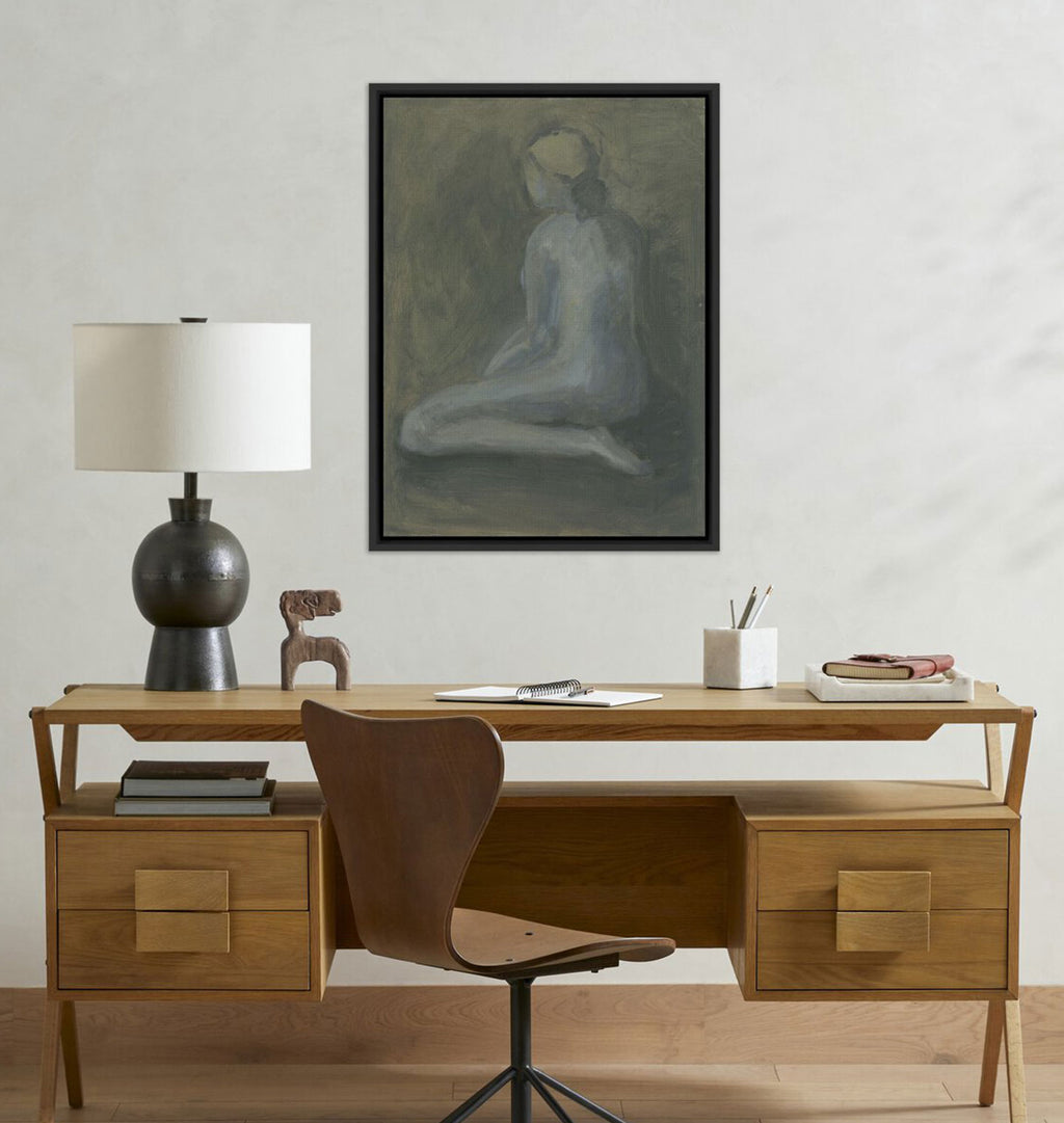 Seated Woman Framed Print