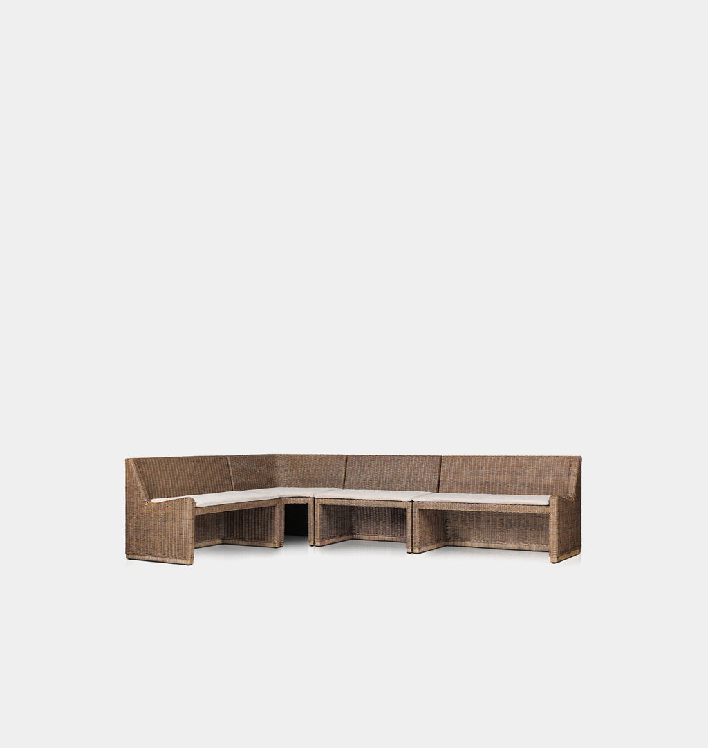 Senna Dining Banquette L Shape 121"