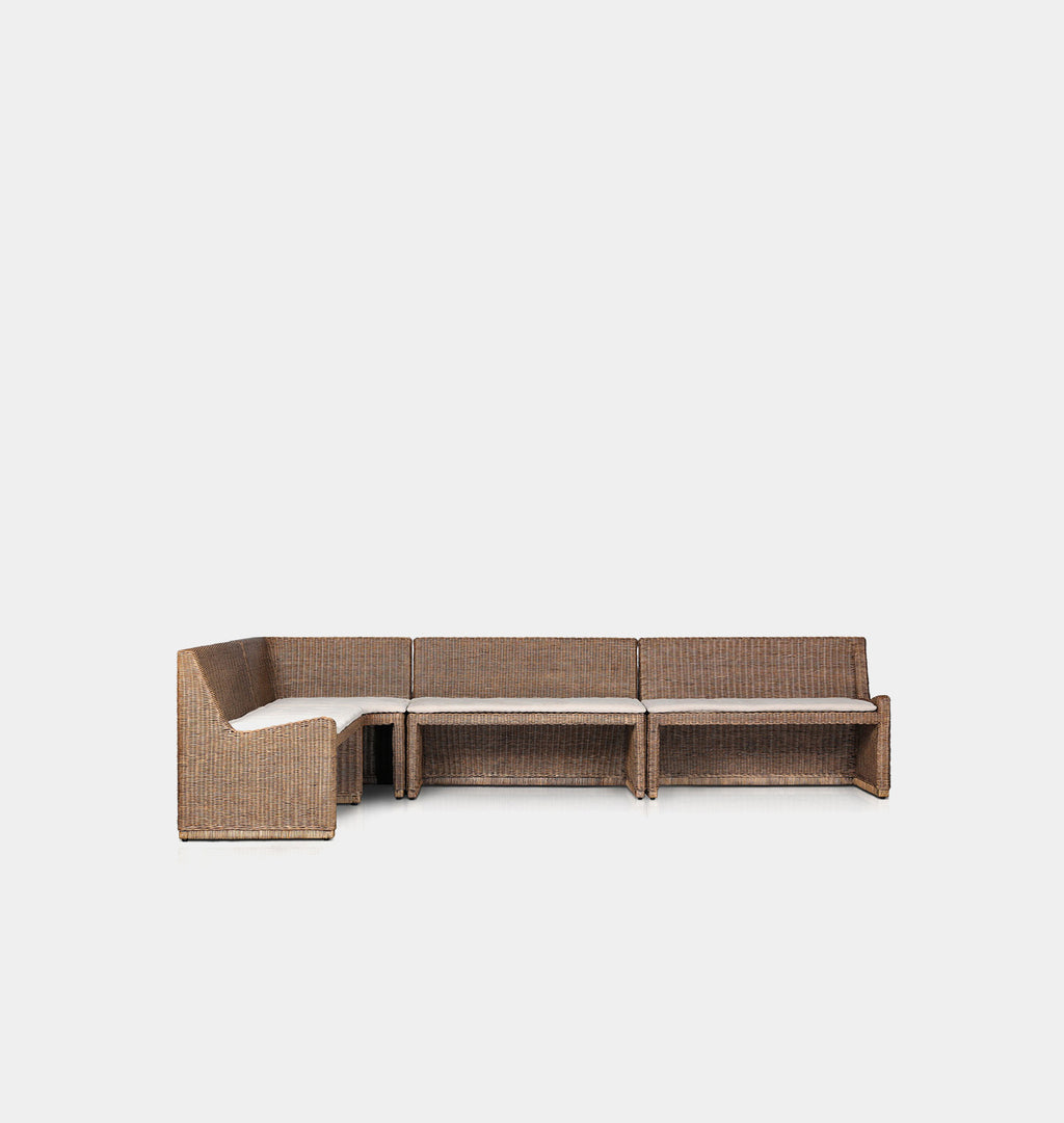 Senna Dining Banquette L Shape 132"