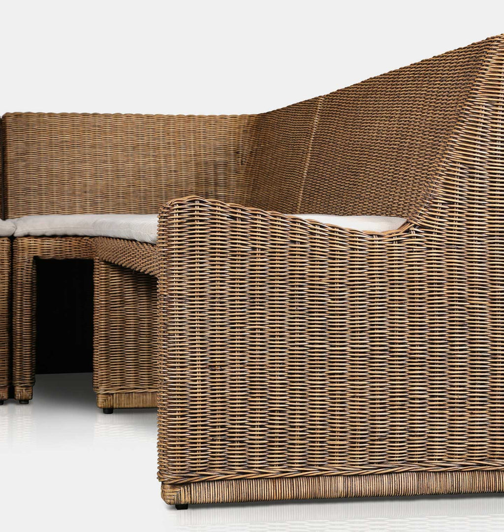 Senna Dining Banquette L Shape Left Facing 144"