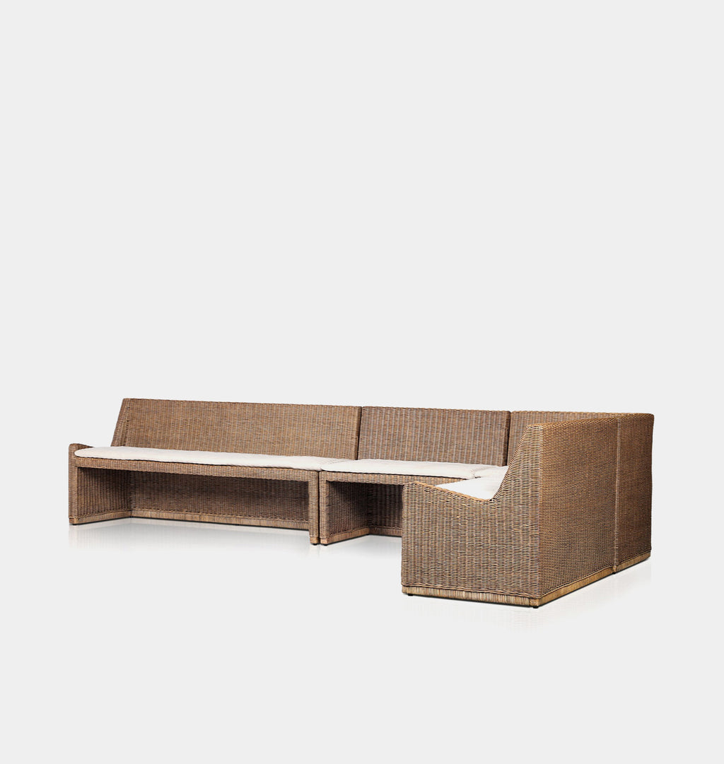 Senna Dining Banquette L Shape Left Facing 144"