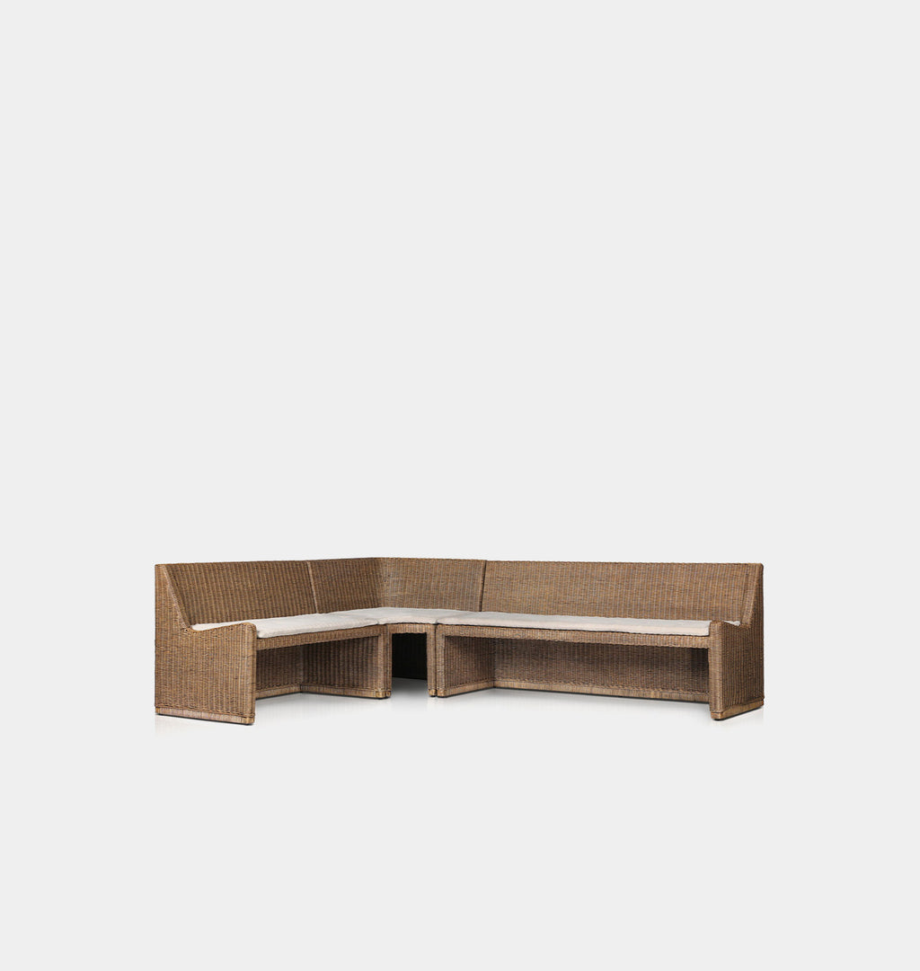 Senna Dining Banquette L Shape Right Facing 106"