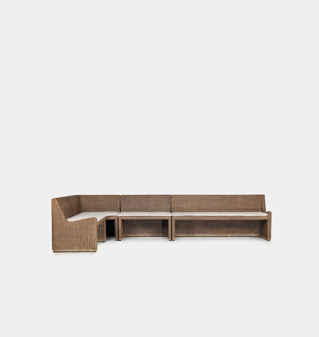 Senna Dining Banquette L Shape Right Facing 144"