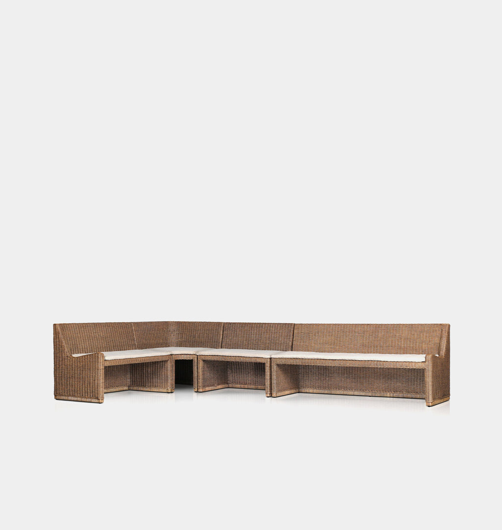 Senna Dining Banquette L Shape Right Facing 144"