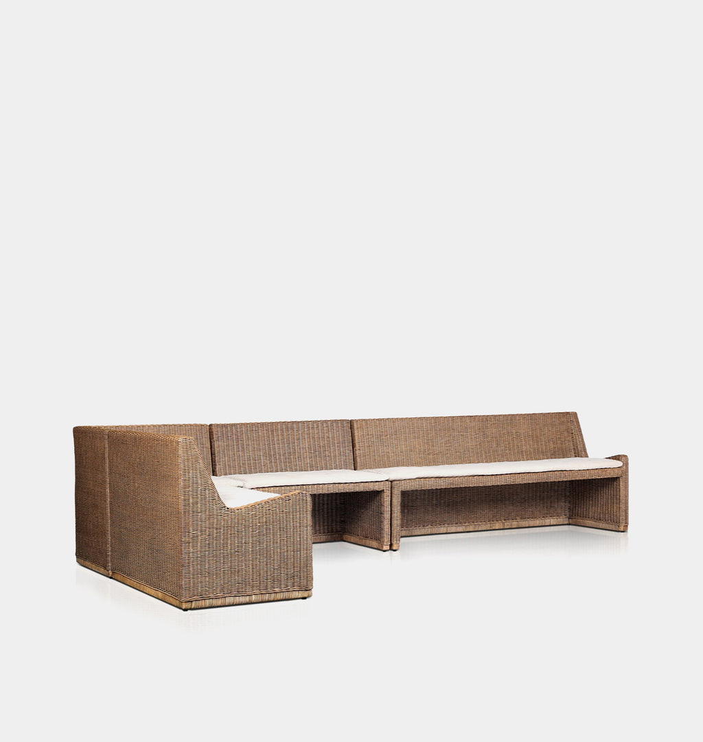 Senna Dining Banquette L Shape Right Facing 144"