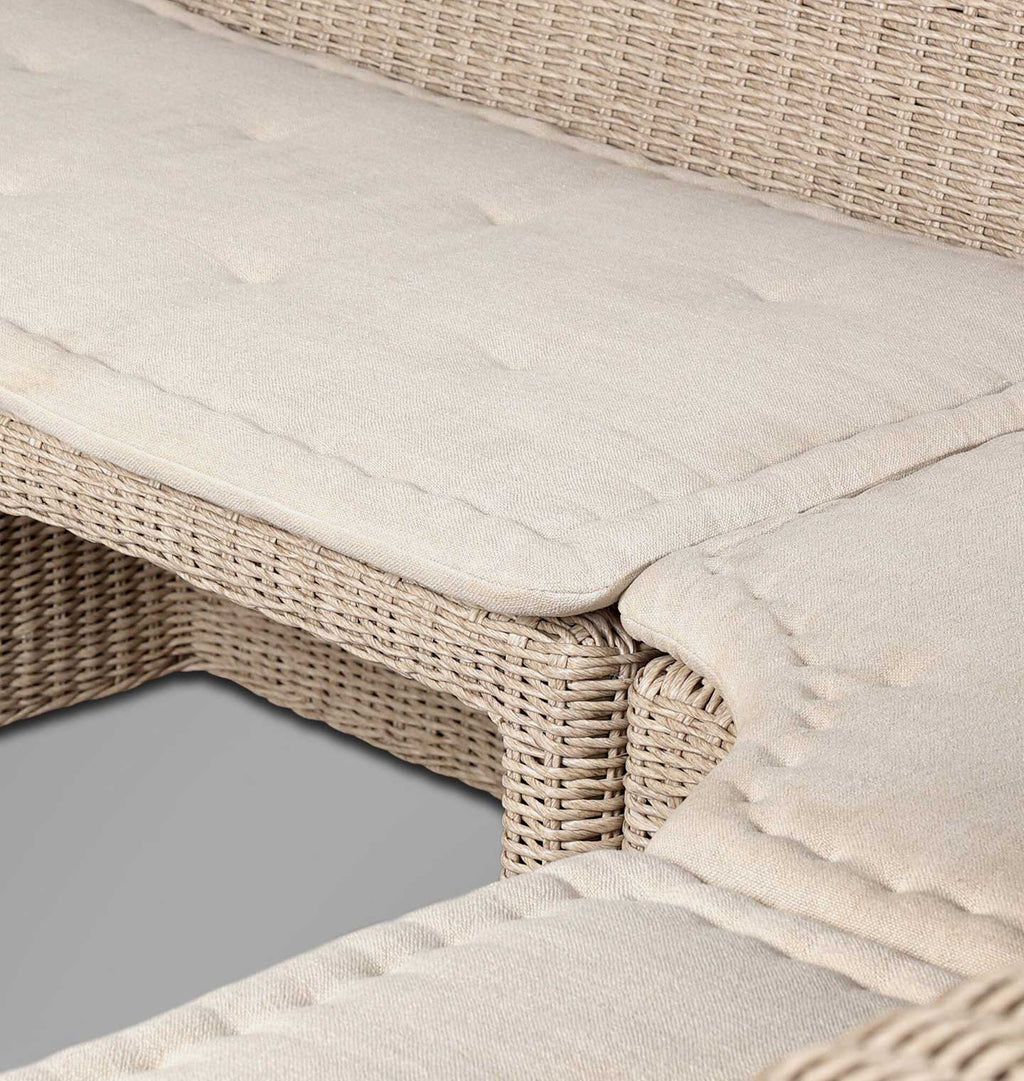 Senna Outdoor U-Shape Dining Banquette 117"