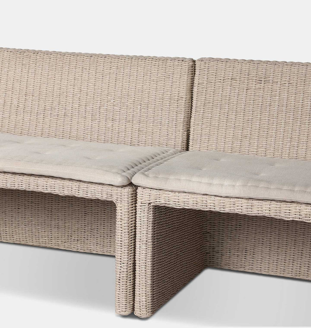 Senna Outdoor U-Shape Dining Banquette 145"