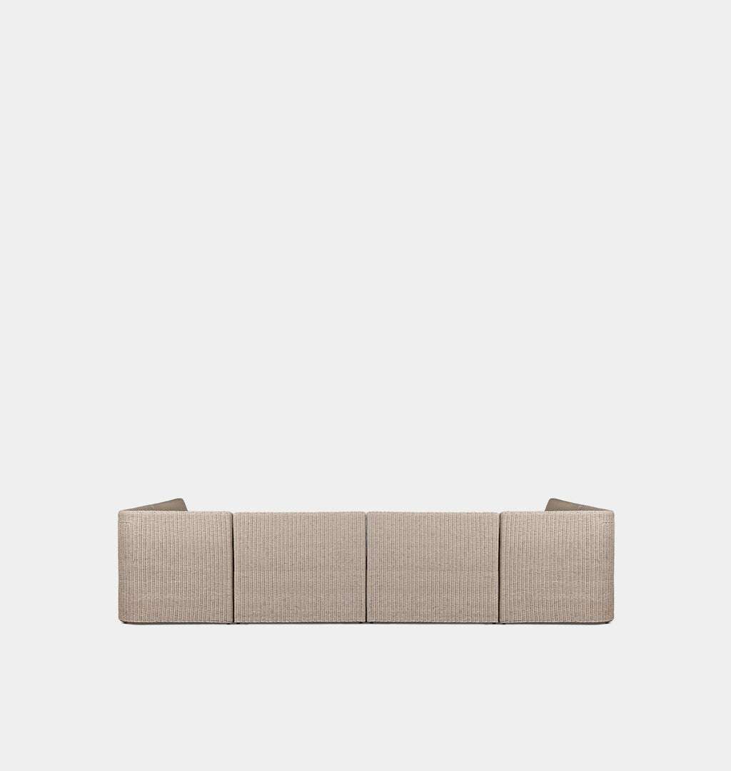 Senna Outdoor U-Shape Dining Banquette 145"