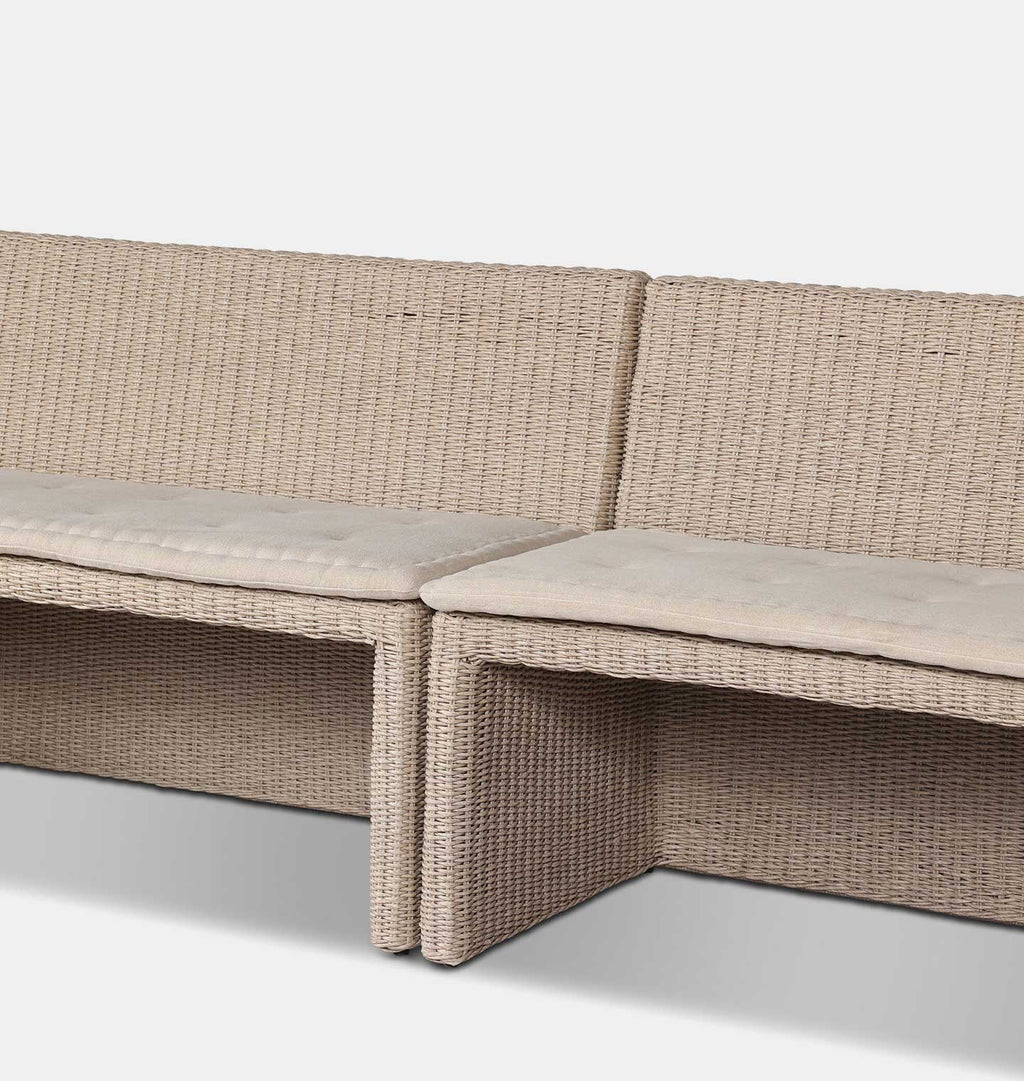 Senna Outdoor U-Shape Dining Banquette 166"