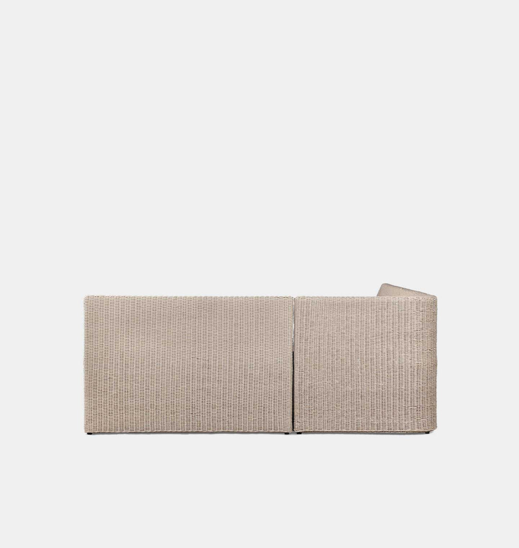 Senna Outdoor Corner Dining Banquette 132"