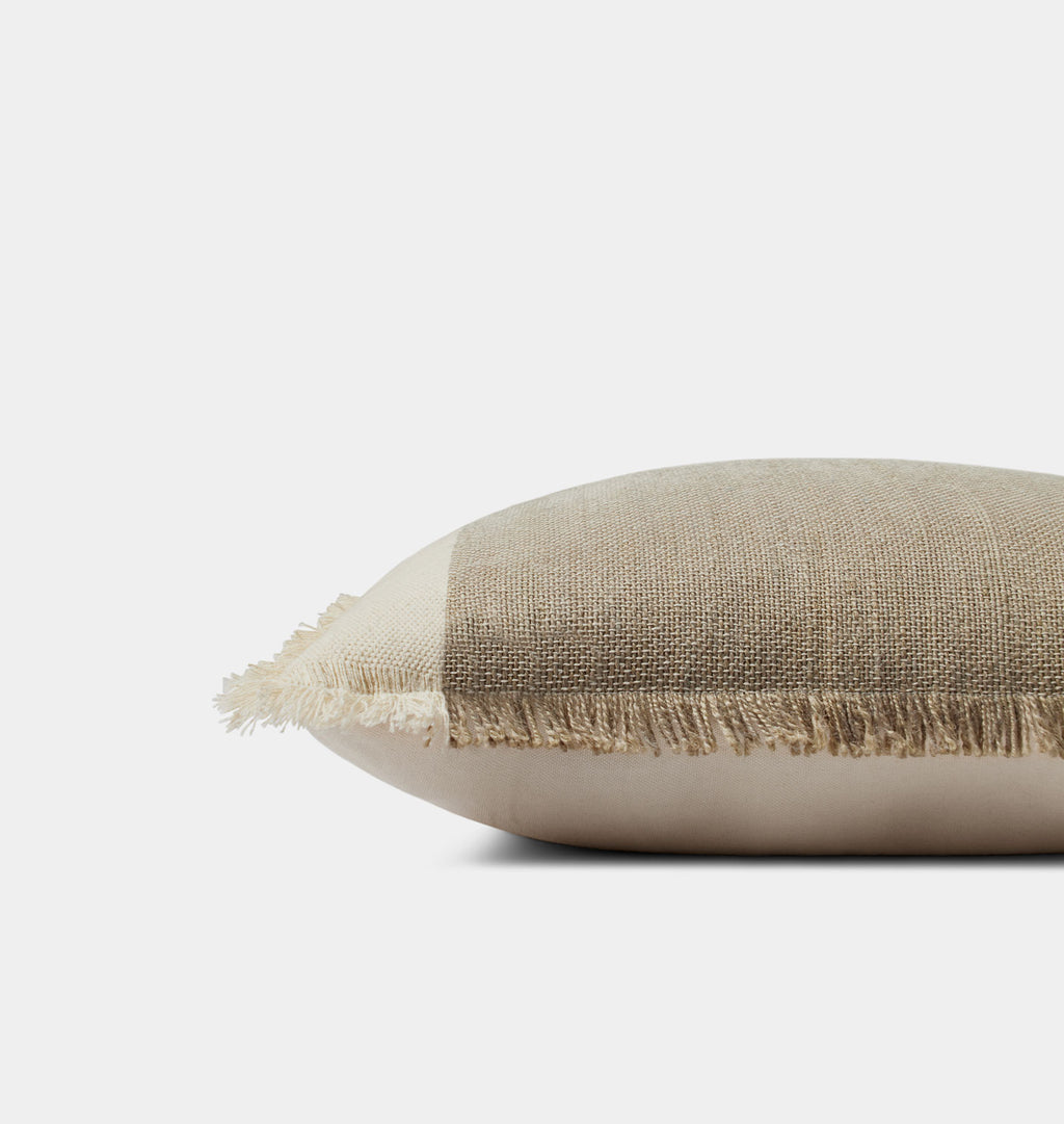 Seraphina Pillow 18'' x 18'' Ivory / Earth