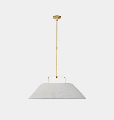 Serrato 33" Hanging Shade Antique Brass