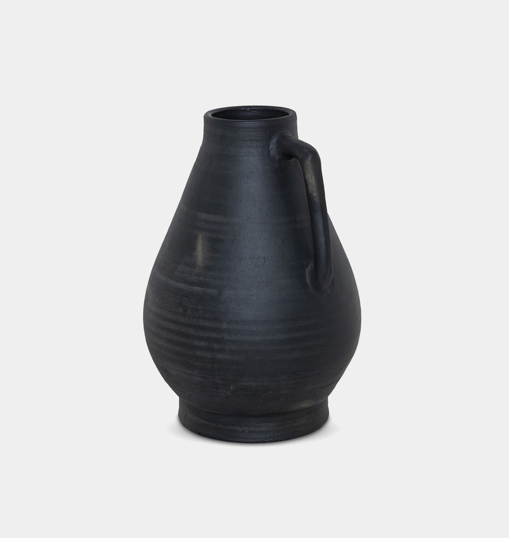 Sesto Vessel Aged Black Terracotta