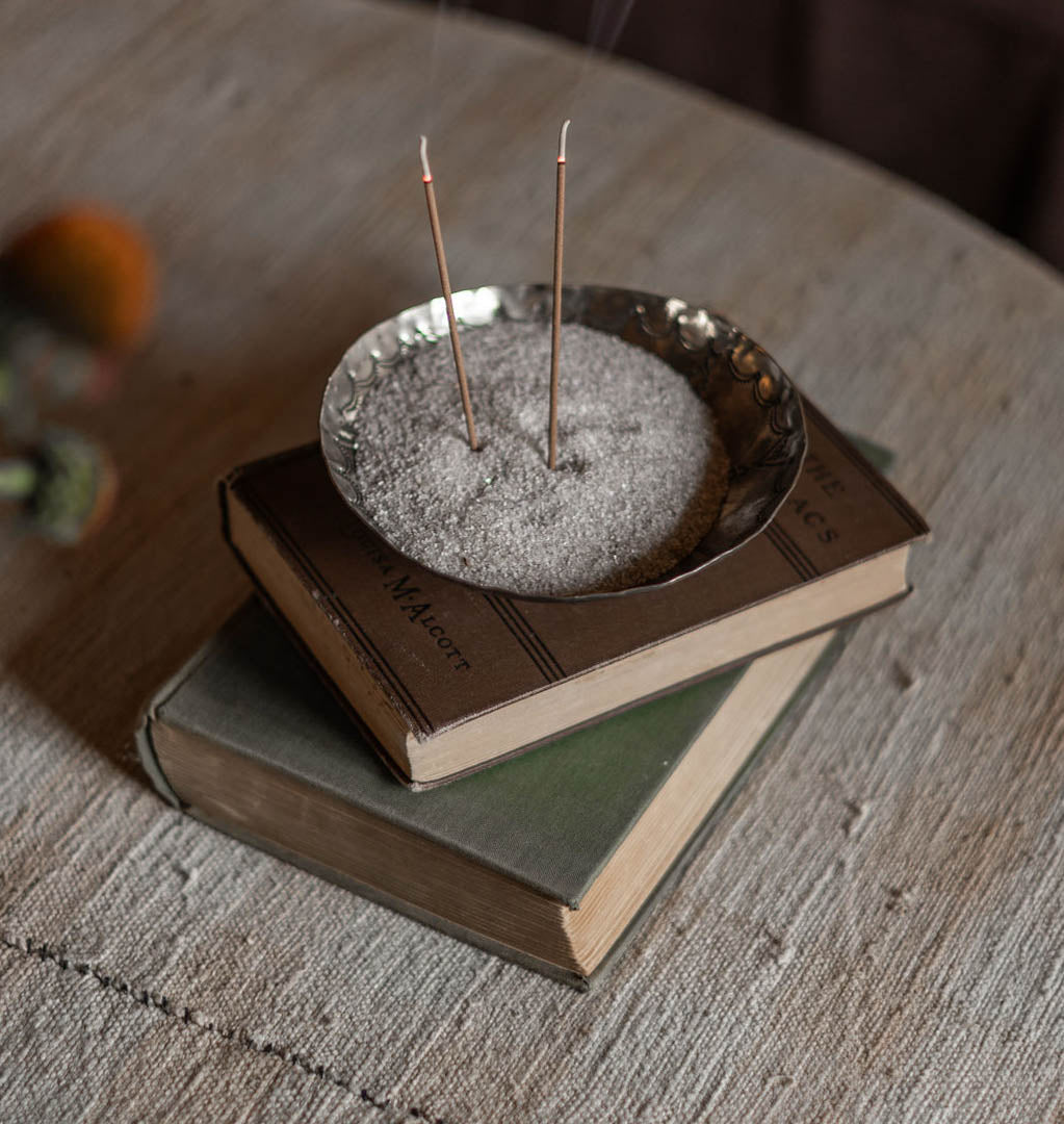 Small Stamped Round Dish