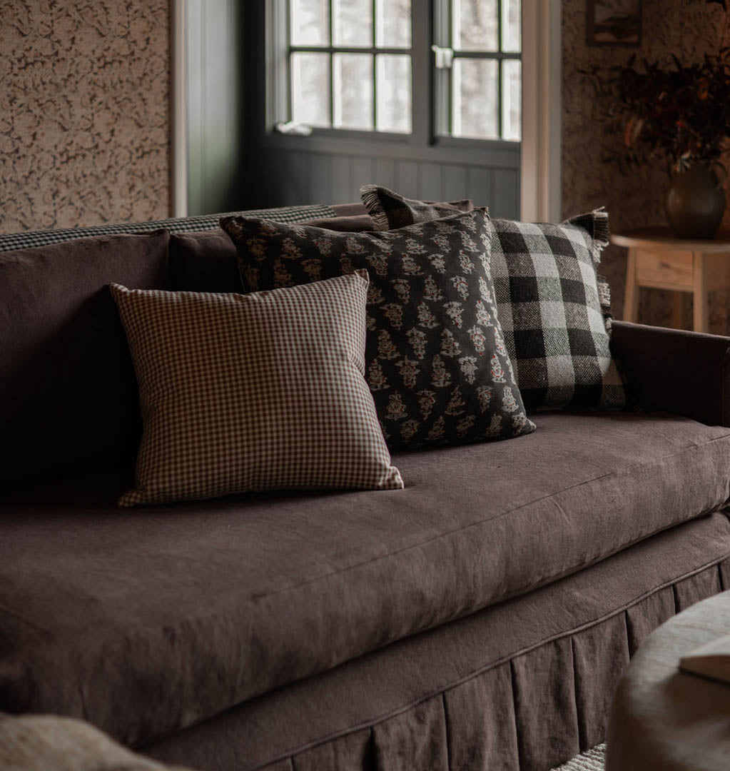 Carpenter Skirted Slipcovered Chaise Sectional