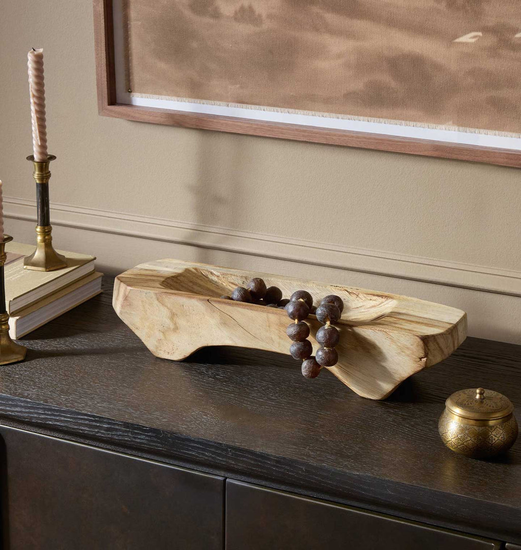 Silla Bowl Burnt Reclaimed Wood