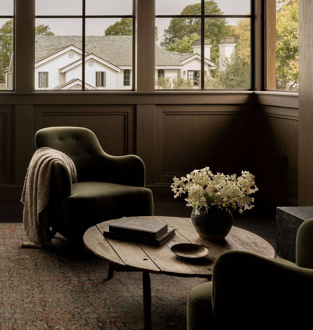 Rui Armchair in Thyme Velvet