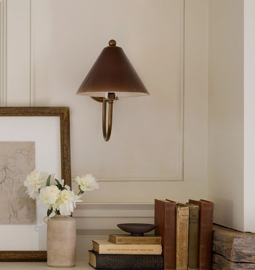 Tilia Ceramic Wall Light Dove Cream Light Hazelnut