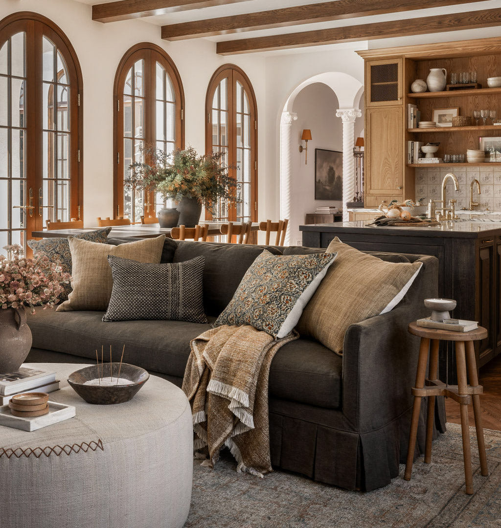 Carpenter Skirted Slipcovered Sofa