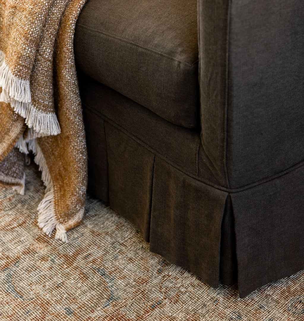Carpenter Skirted Slipcovered Sofa