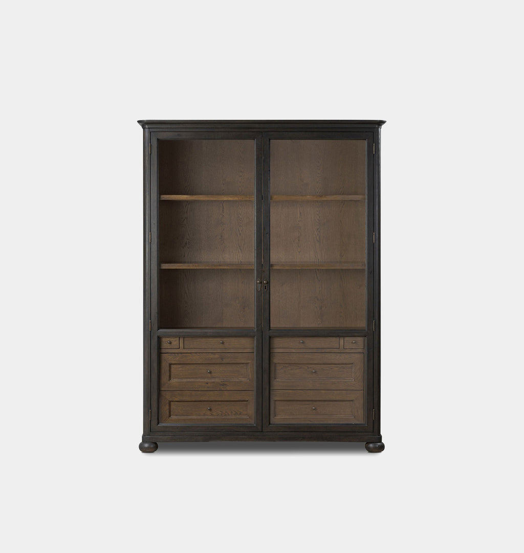 Sussex Wide Cabinet Spiced Oak