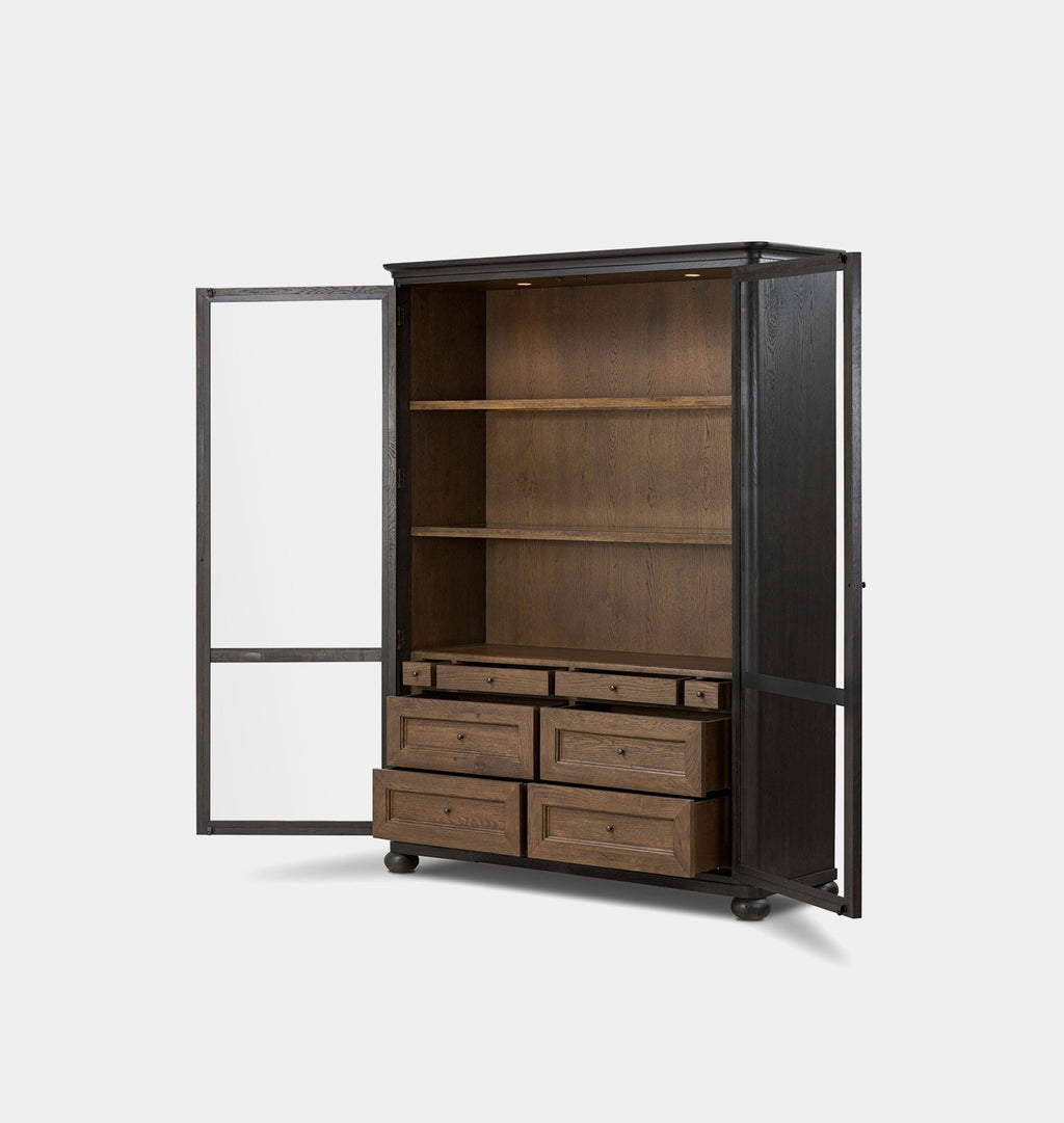 Sussex Wide Cabinet Spiced Oak