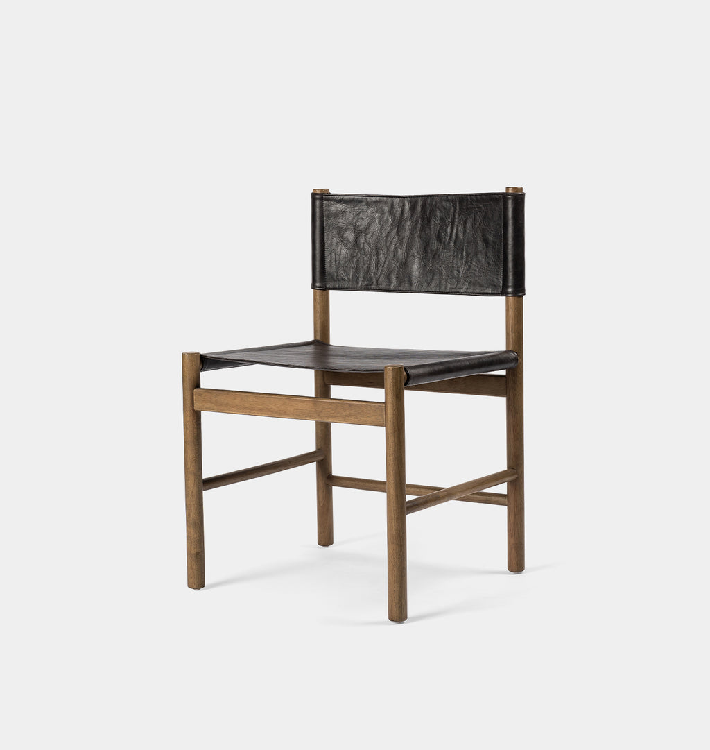 Suzanne Dining Chair Charcoal Natural