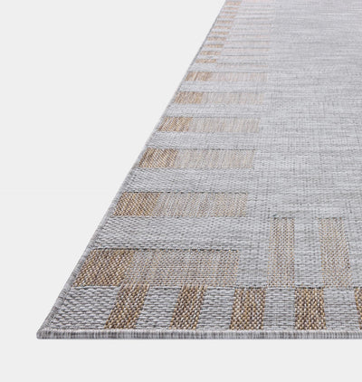 Topanga TOP-08 Silver / Natural 18" x 18" Sample Rug