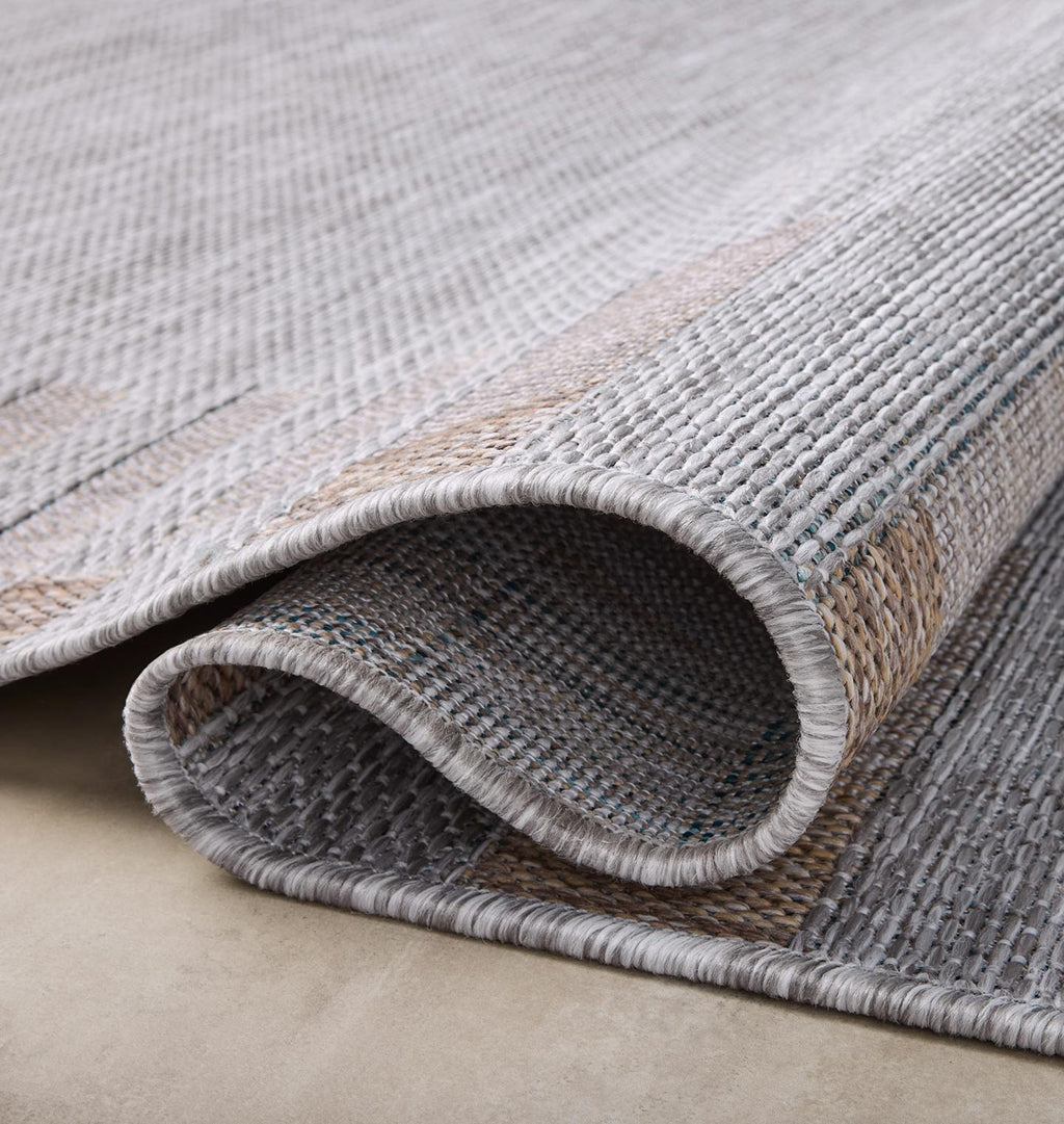 Topanga TOP-08 Silver / Natural Area Rug